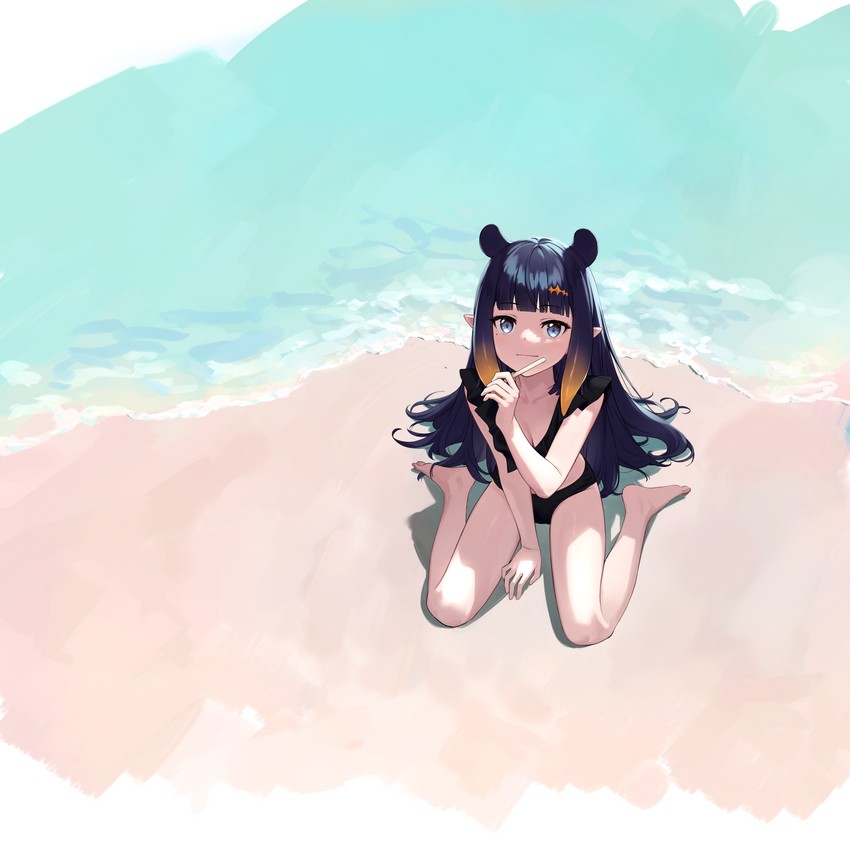ninomae ina'nis (hololive and 1 more) drawn by kojy