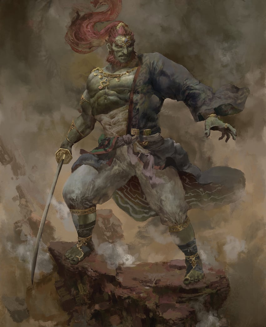 ganondorf (the legend of zelda and 1 more) drawn by christian_angel