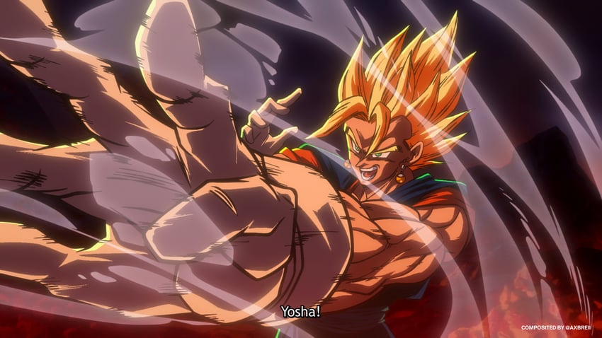 vegetto (dragon ball and 3 more) drawn by axbreii and takahashi_yuuya