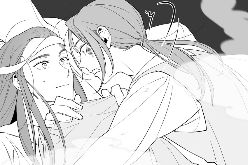 lan xichen and jin guangyao (modao zushi) drawn by nowhere616