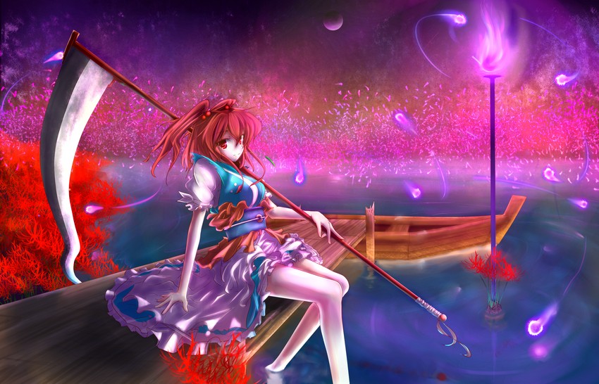 onozuka komachi (touhou) drawn by mugen_soukyuu