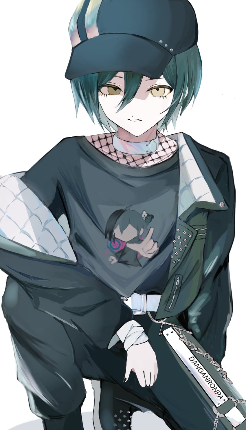 saihara shuichi (danganronpa and 1 more) drawn by mujanghaeje