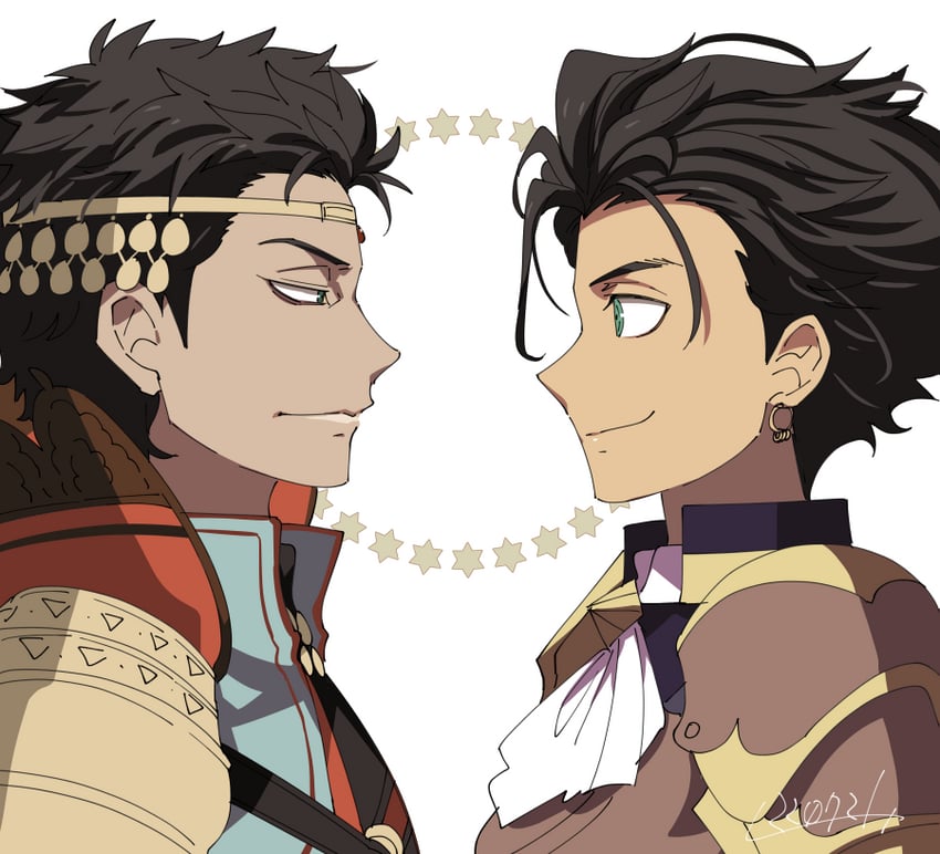 claude von riegan and shahid (fire emblem and 2 more) drawn by l_(matador)