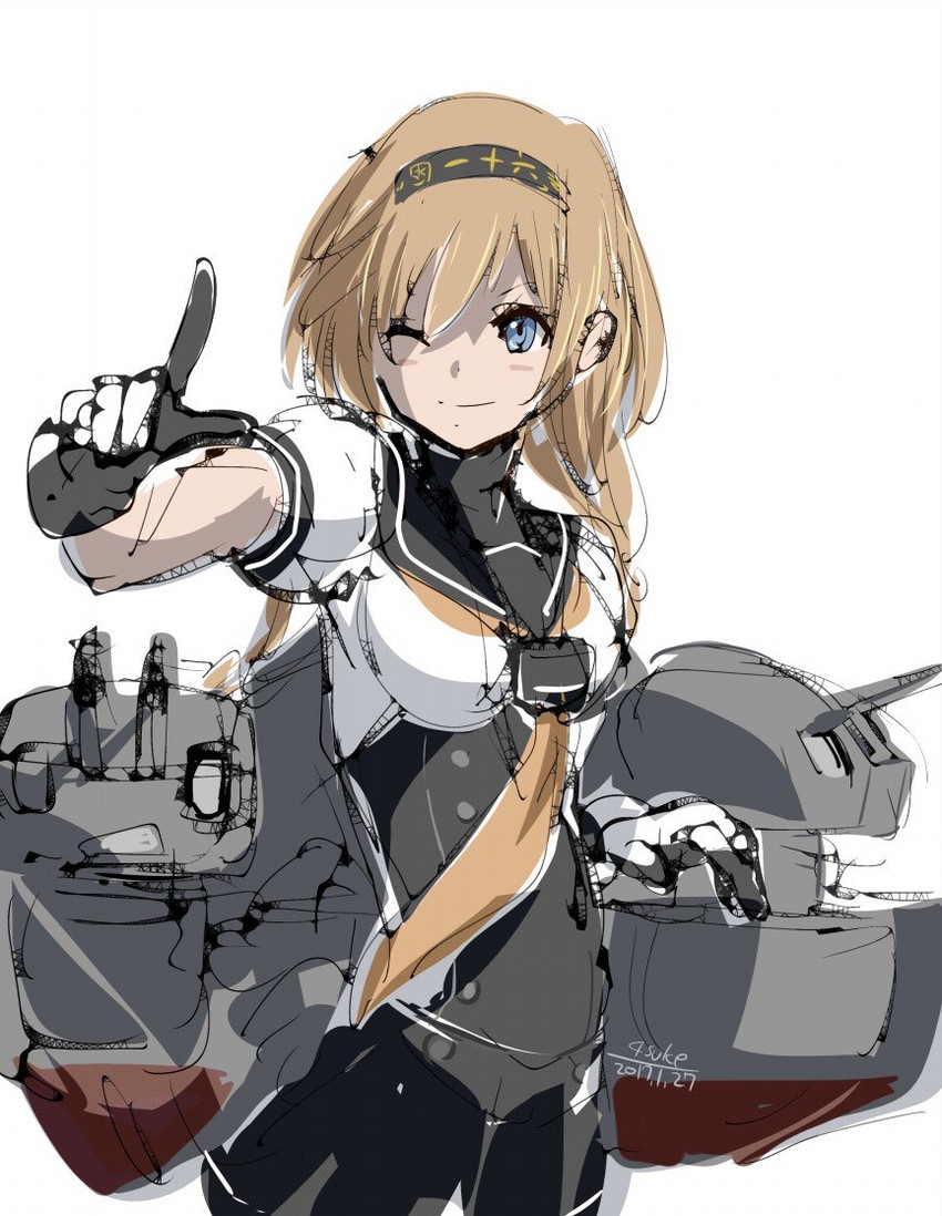 teruzuki and chou-10cm-hou-chan (kantai collection) drawn by 4suke