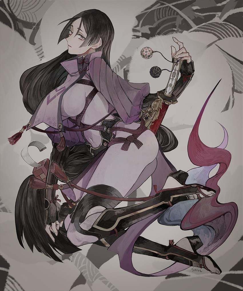 minamoto no raikou (fate and 1 more) drawn by conohi_(snvcenni)