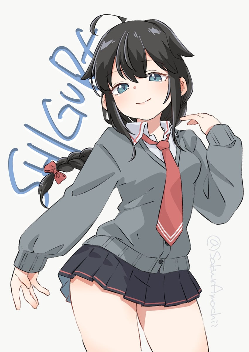shigure and shigure kai ni (kantai collection) drawn by no_chi_(aka_hara)