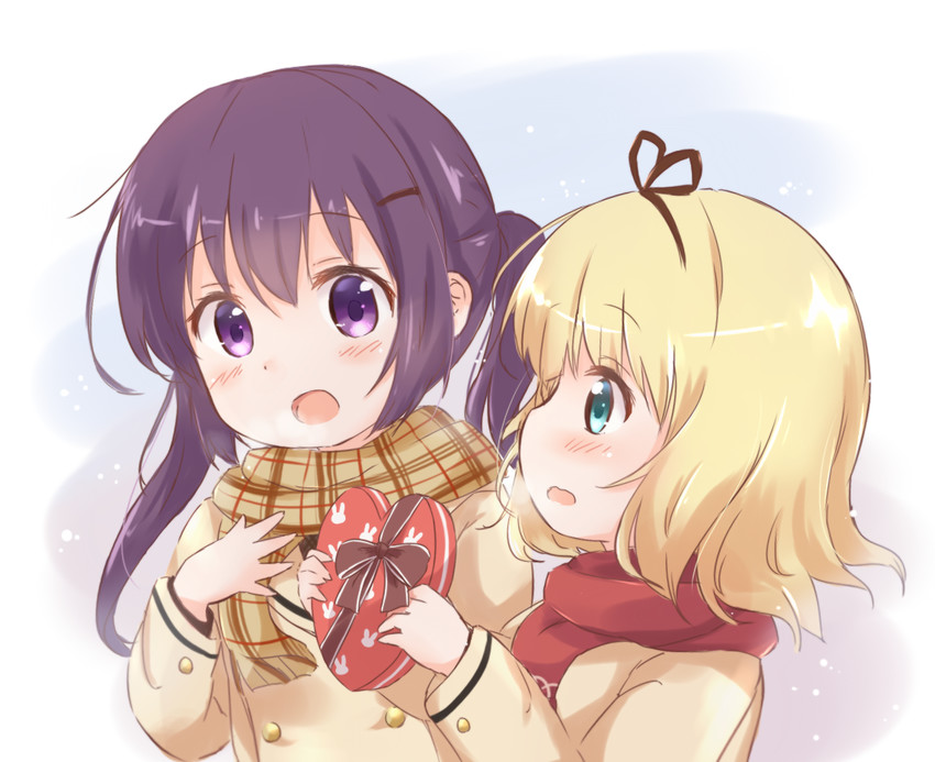 kirima syaro and tedeza rize (gochuumon wa usagi desu ka?) drawn by araki495