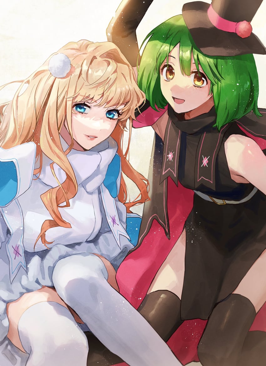 sheryl nome and ranka lee (macross and 1 more) drawn by pote-mm