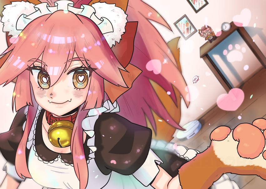 tamamo and tamamo cat (fate and 1 more) drawn by kuuha_(kuuha_hatori)