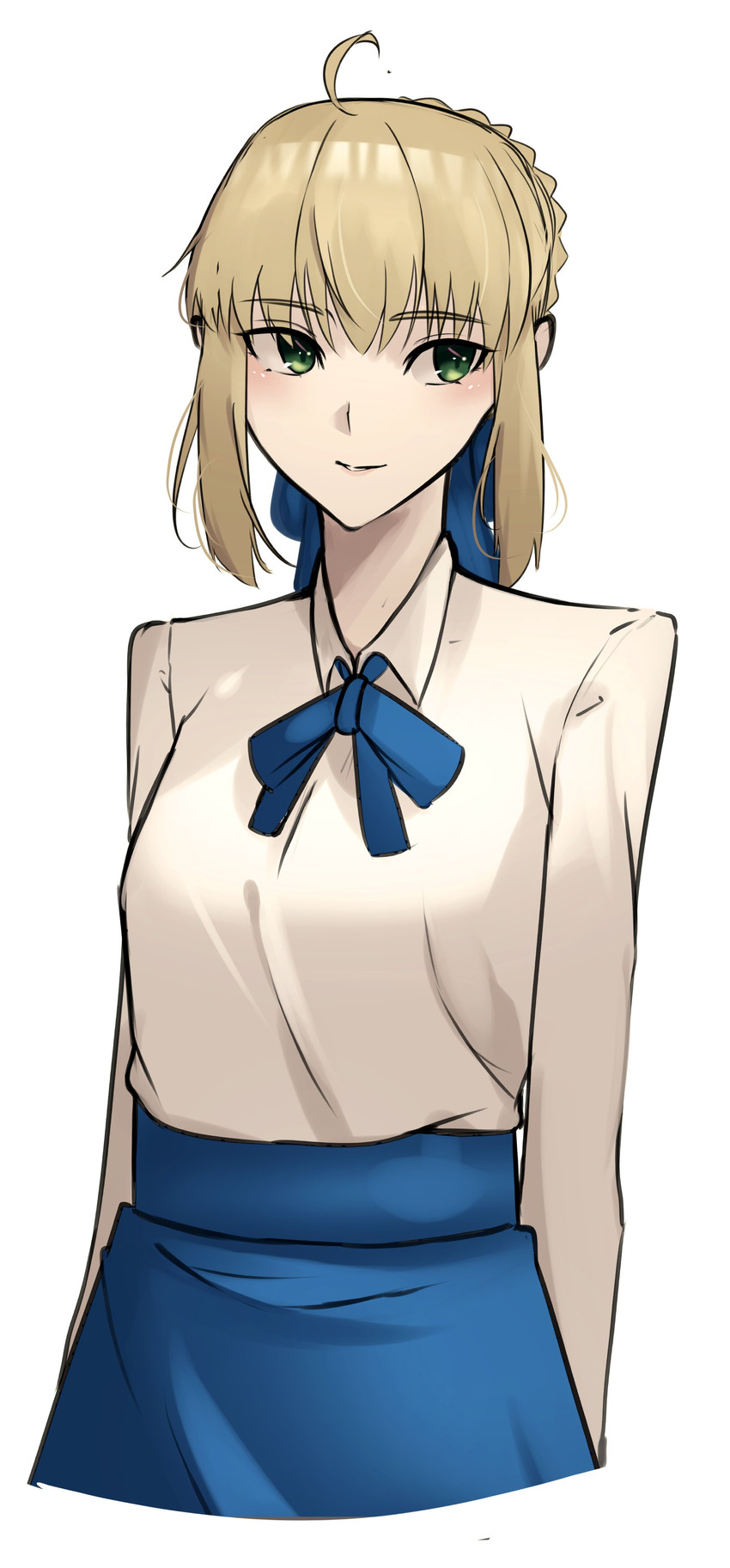artoria pendragon and saber (fate and 1 more) drawn by code_nt