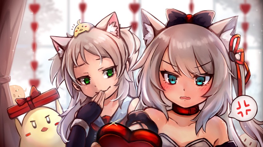 manjuu, hammann, and sims (azur lane) drawn by miya_(miyaruta)