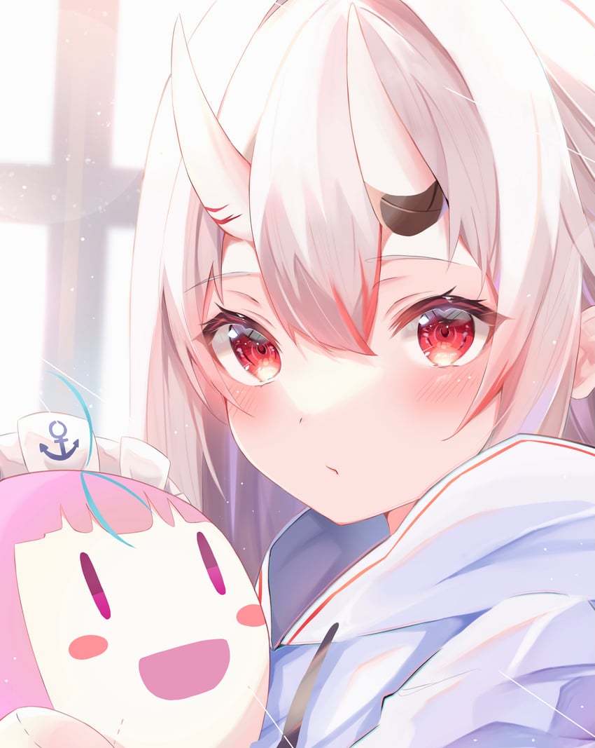 minato aqua and nakiri ayame (hololive) drawn by nono_i831