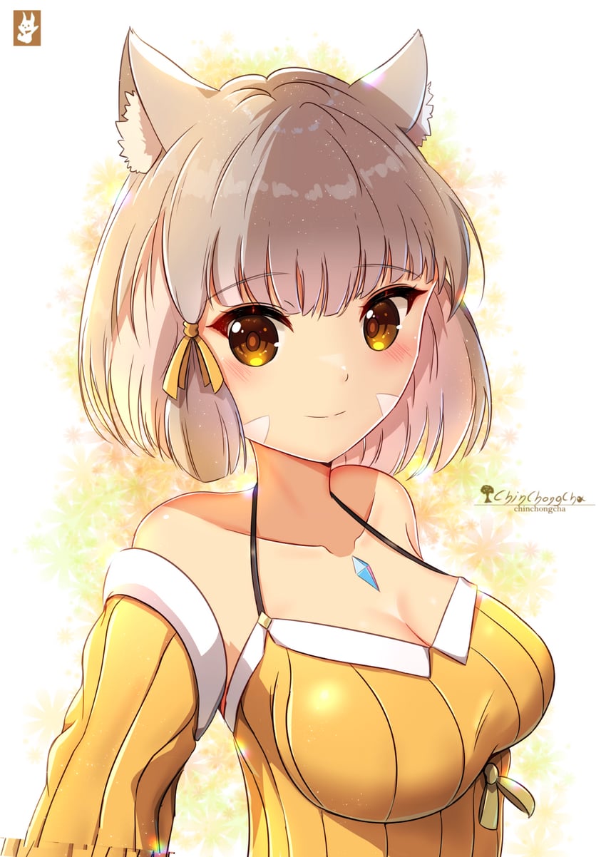 nia (xenoblade chronicles and 1 more) drawn by chinchongcha