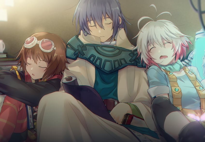 rita mordio, pascal, and keele zeibel (tales of and 3 more) drawn by sumomoi_(dvcat)