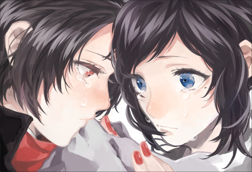 kashuu kiyomitsu and yamato-no-kami yasusada (touken ranbu) drawn by usagi_inu