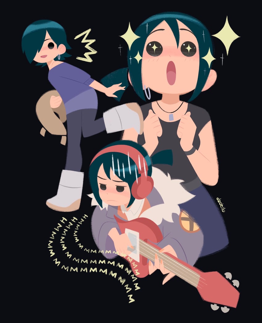 knives chau (scott pilgrim and 1 more) drawn by dzdello