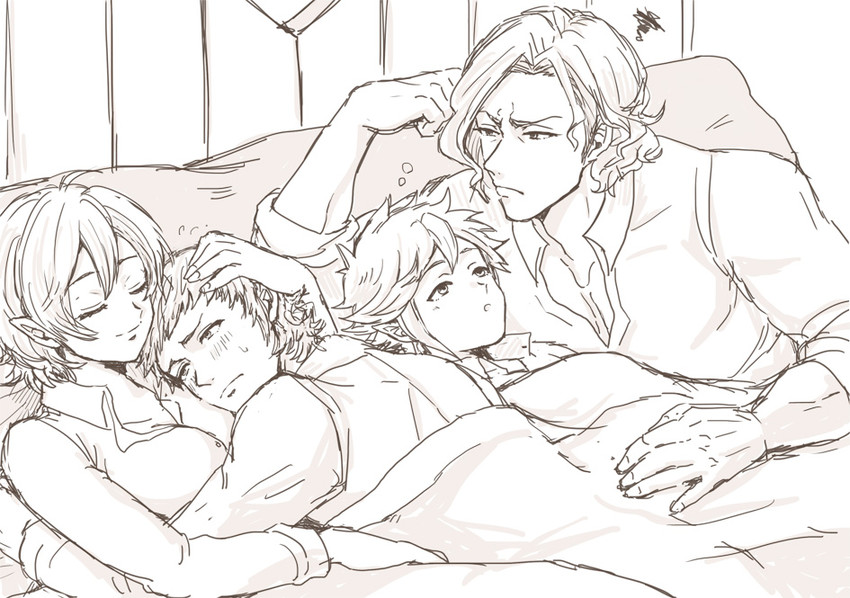 female corrin, xander, male kana, and siegbert (fire emblem and 1 more) drawn by gumiten