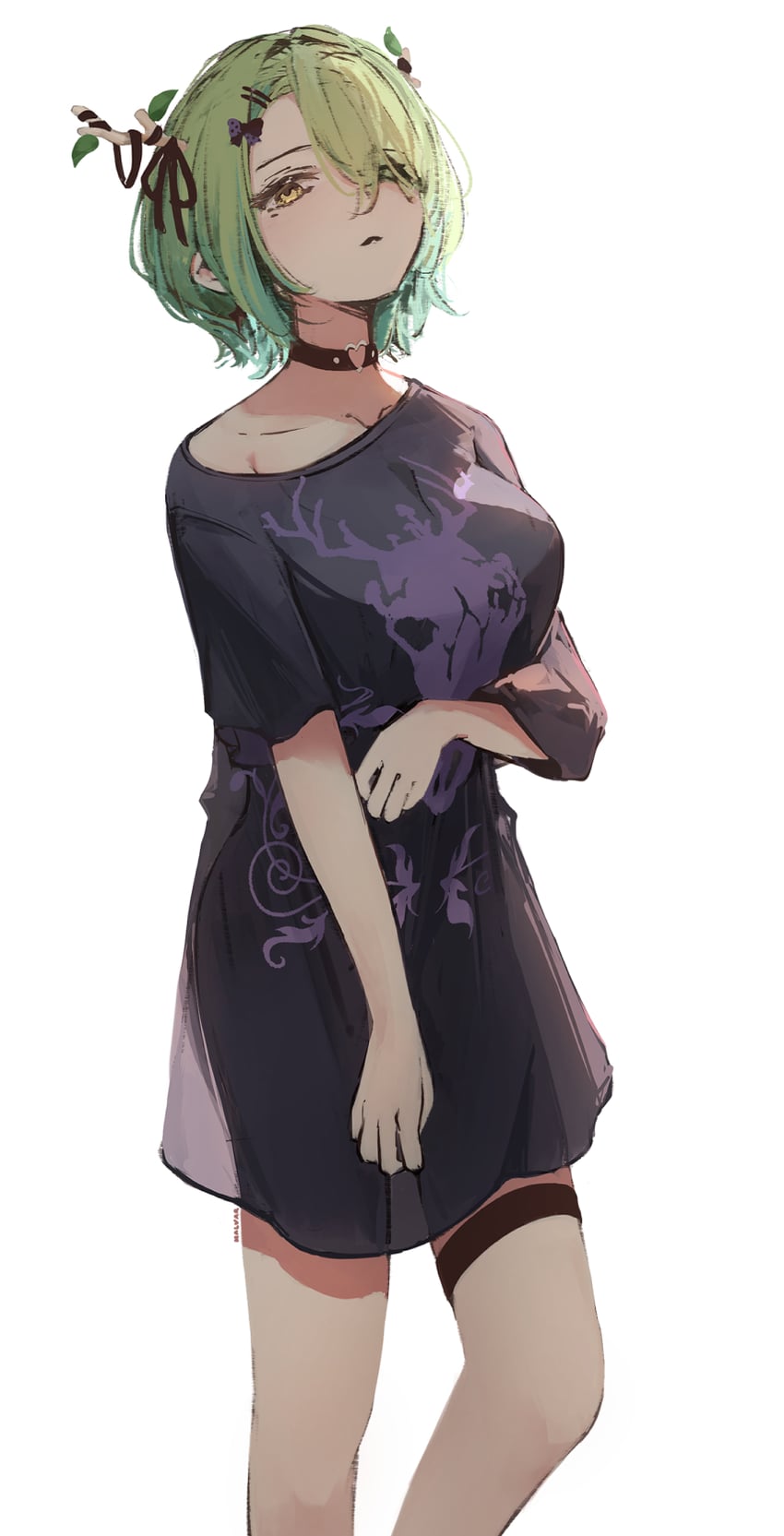 ceres fauna (hololive and 1 more) drawn by malvar