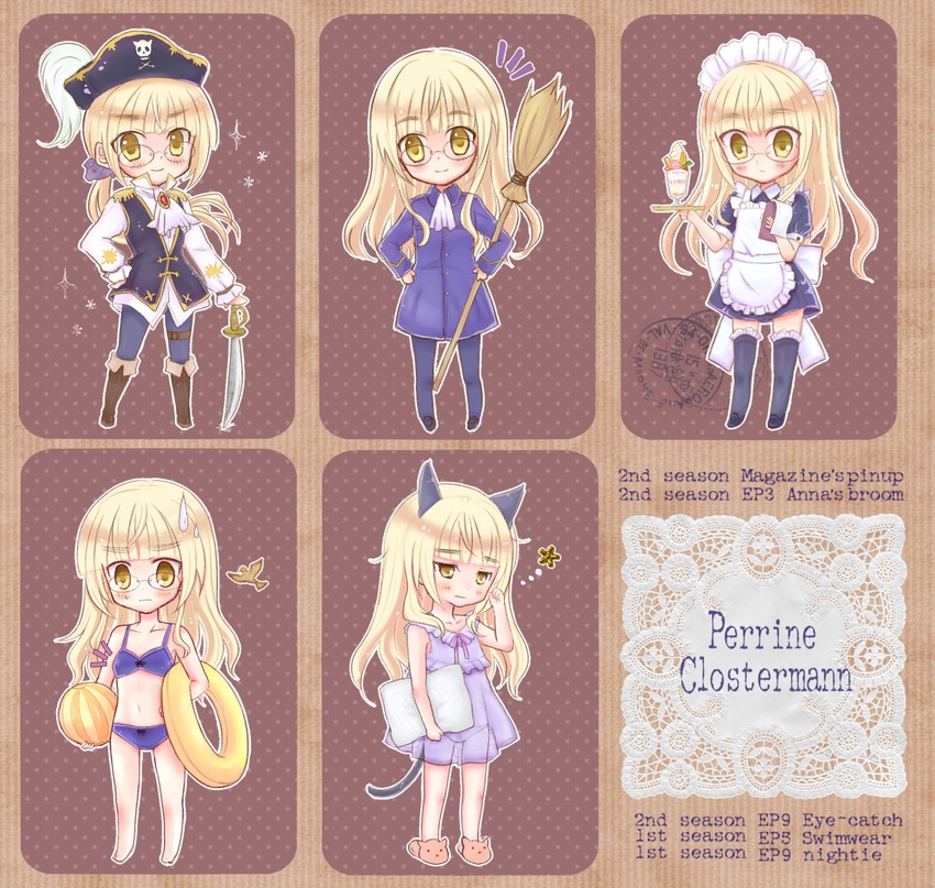 perrine h. clostermann (world witches series and 1 more) drawn by yuni_(seifuku-san)
