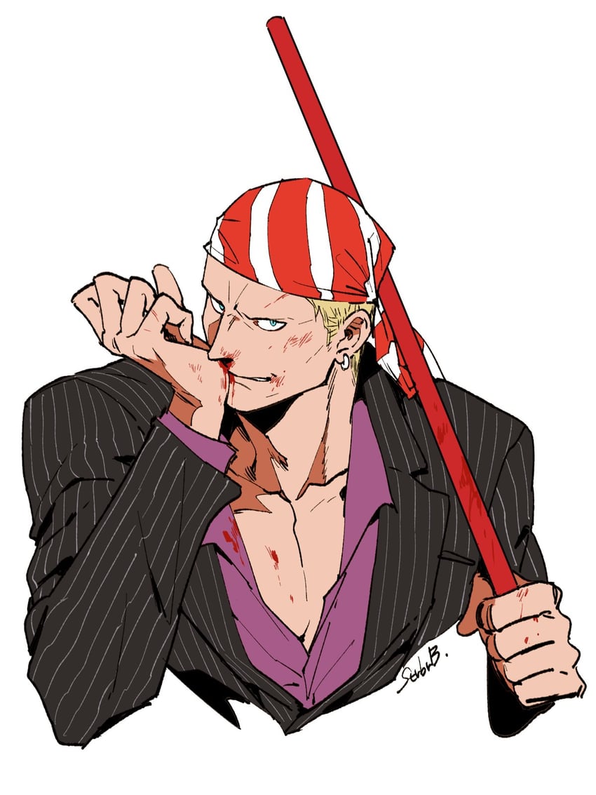 billy kane (the king of fighters and 1 more) drawn by strbrb789