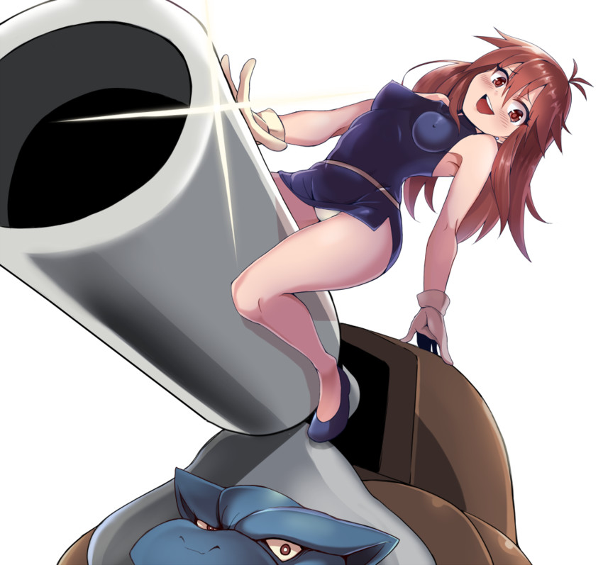 green, blastoise, and mega blastoise (pokemon and 1 more) drawn by enperuto_(yarumi)