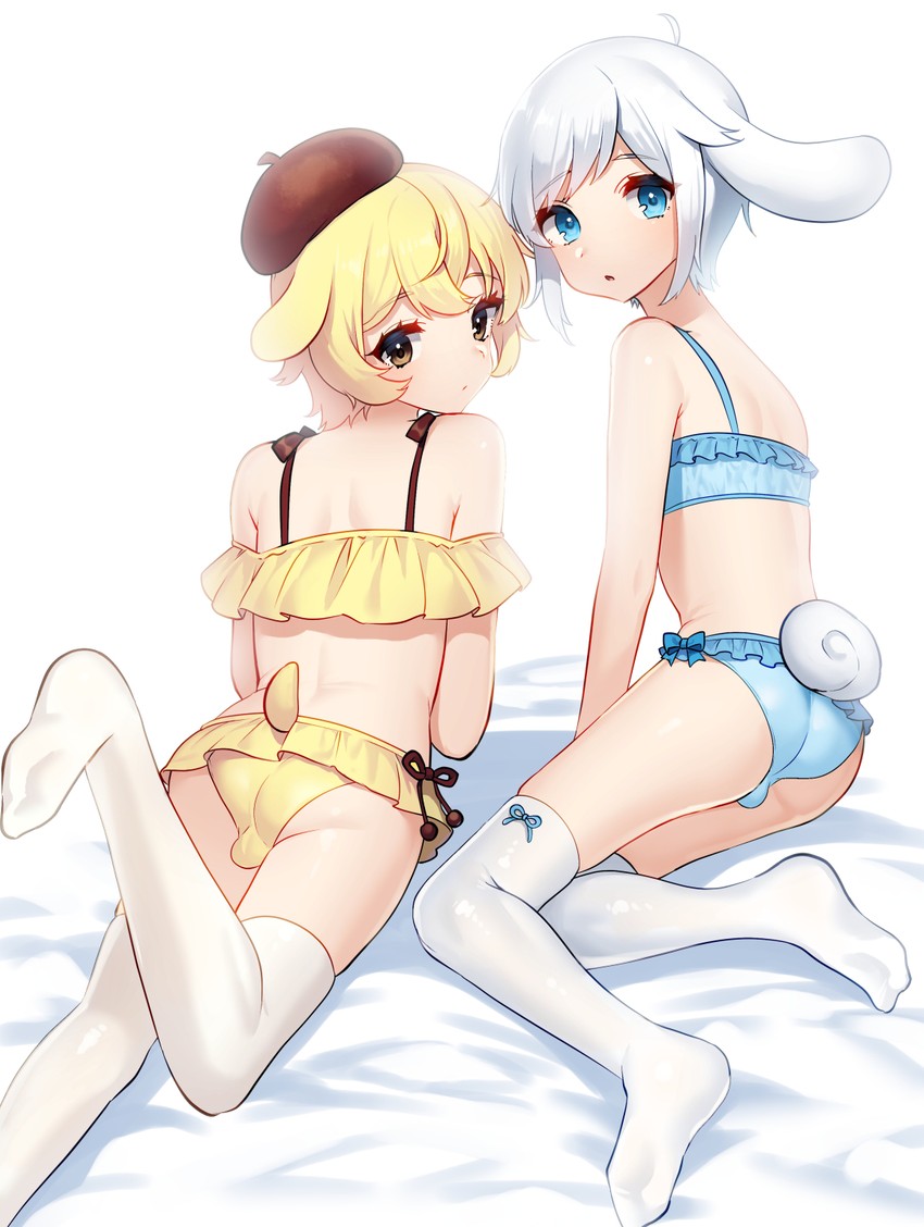 cinnamoroll and pompompurin (sanrio and 1 more) drawn by akagi_kurage