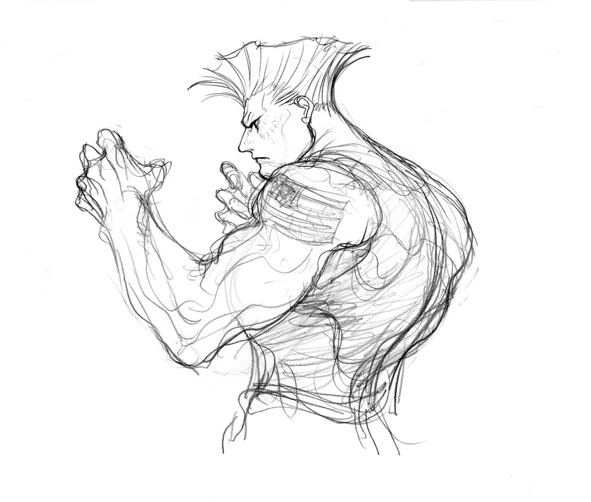 guile (street fighter and 1 more) drawn by nishimura_kinu