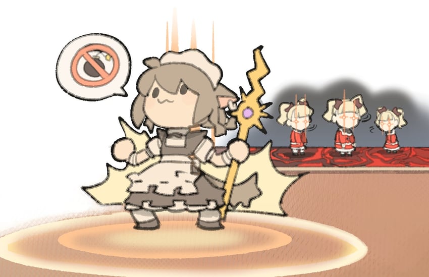 warrior of light (final fantasy and 1 more) drawn by temmie_chang