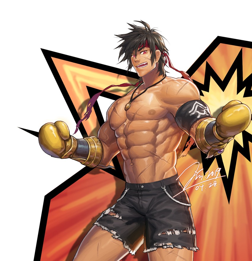 male fighter and male striker (dungeon and fighter) drawn by jin_(sirius-j)