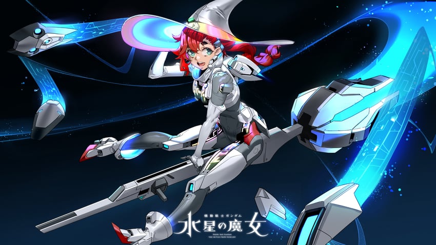 suletta mercury and gundam calibarn (gundam and 1 more) drawn by athungkaew