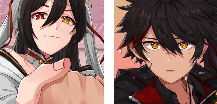 ara haan, raven cronwell, shakti, and nova imperator (elsword) drawn by gyoju_(only_arme_nim)