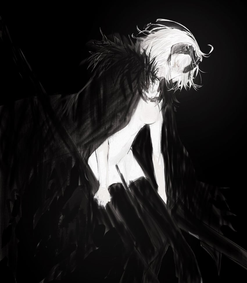 jeanne d'arc alter (fate and 1 more) drawn by lplplup