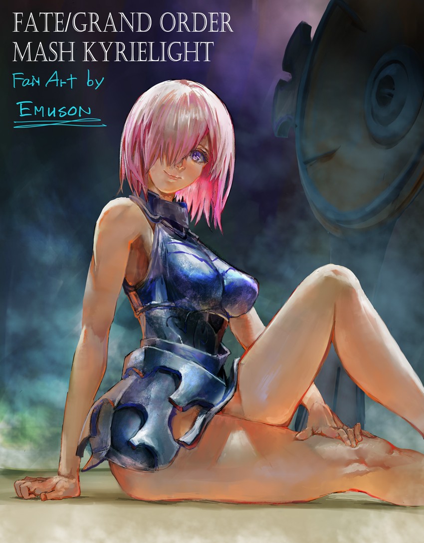 mash kyrielight (fate and 1 more) drawn by emuson