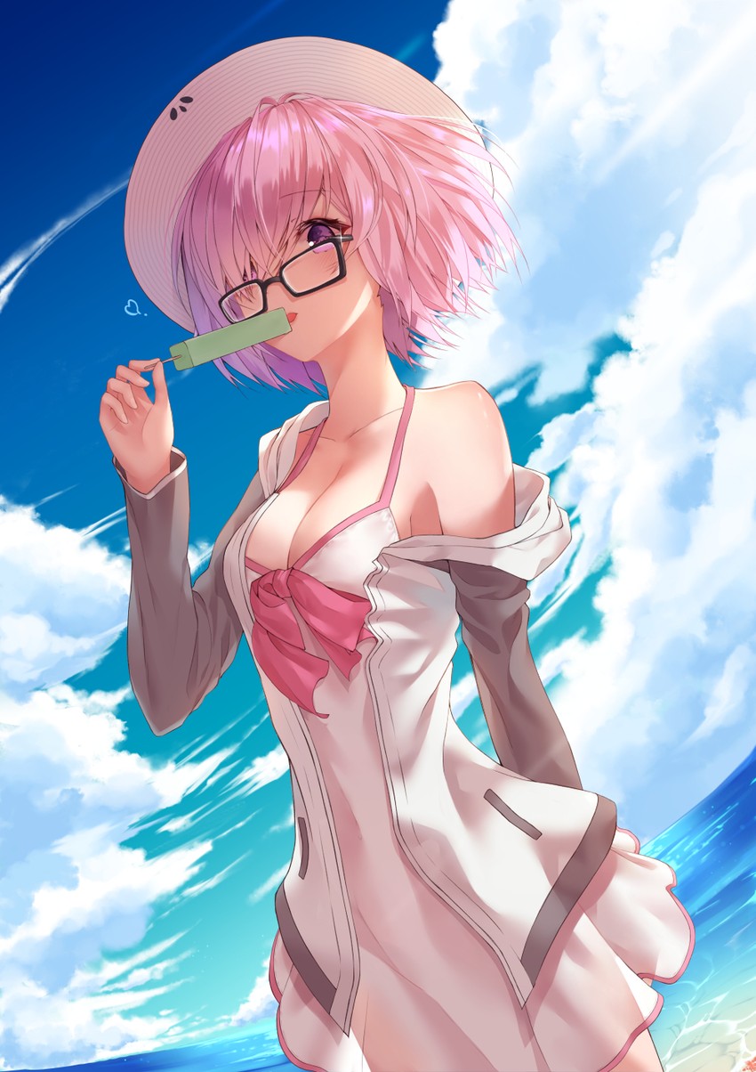 mash kyrielight (fate and 1 more) drawn by momingie