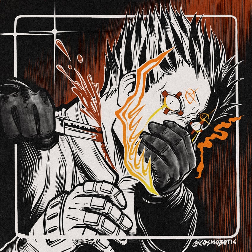 risu, kai, and curse (dorohedoro) drawn by csmbtc