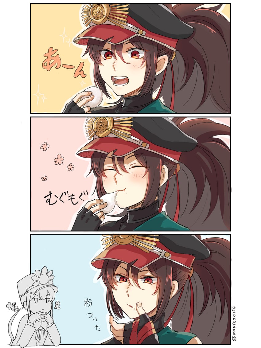 oda nobunaga, oda nobukatsu, and oda kippoushi (fate and 1 more) drawn by papico0154