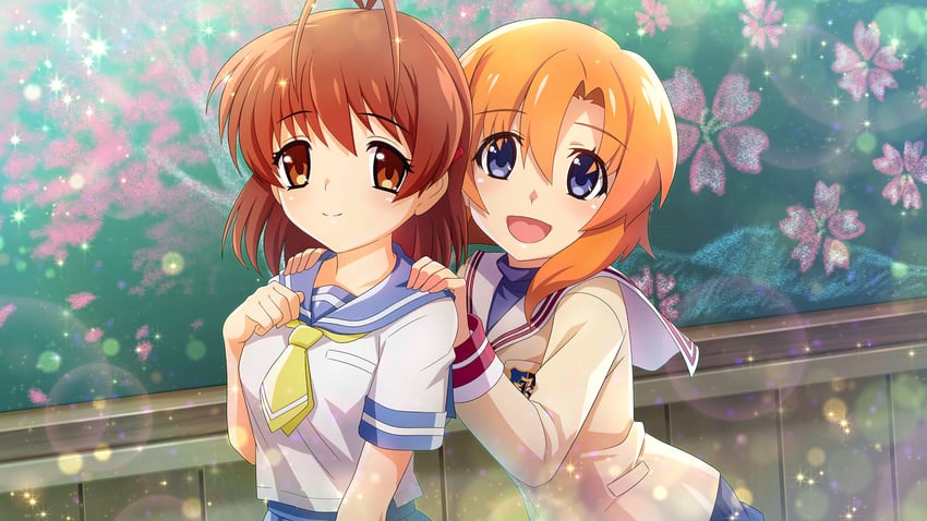 ryuuguu rena and furukawa nagisa (higurashi no naku koro ni and 2 more)