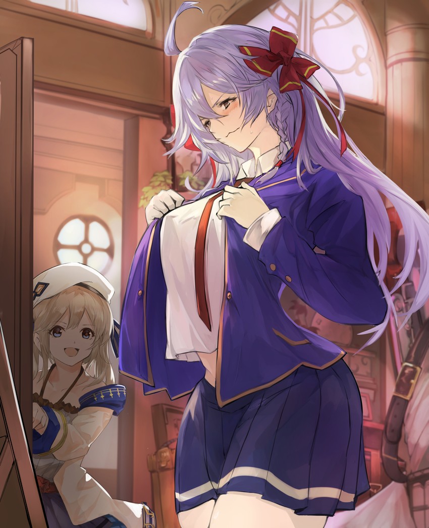 silva and cucouroux (granblue fantasy) drawn by nos_(nos_tsn)