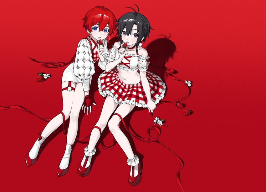 kikuchi makoto and julia (idolmaster and 1 more) drawn by vickyycy99