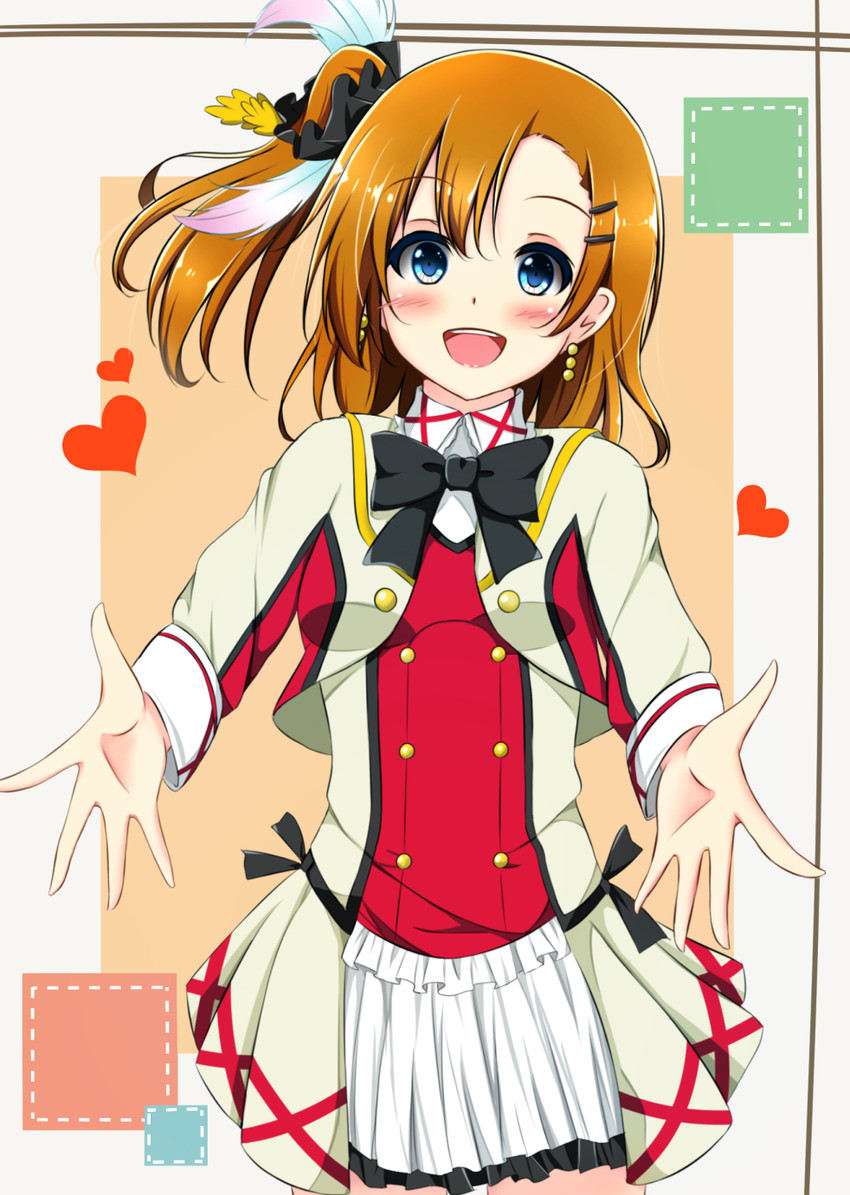 kosaka honoka (love live! and 1 more) drawn by shiina_kuro