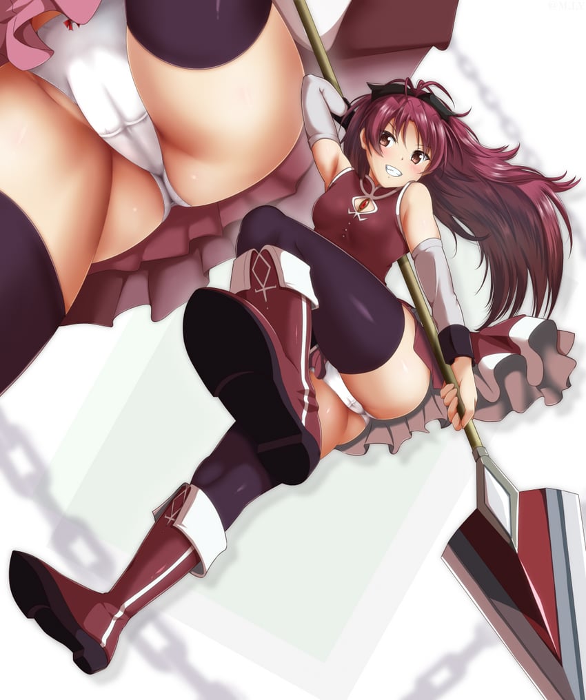 sakura kyoko (mahou shoujo madoka magica) drawn by m.i.y