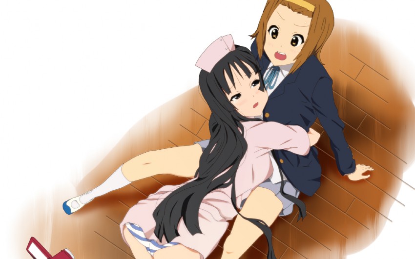 akiyama mio and tainaka ritsu (k-on!) drawn by ore_deshita
