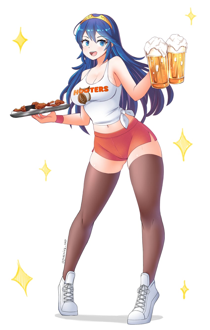 lucina and hootie the owl (fire emblem and 2 more) drawn by jarckius
