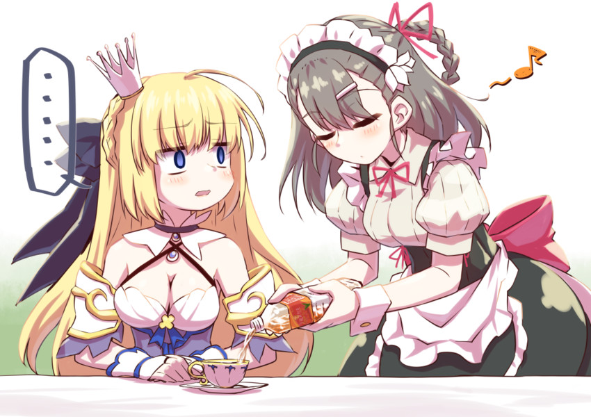 edelweiss and snowflake (flower knight girl) drawn by mizunashi_(second_run)