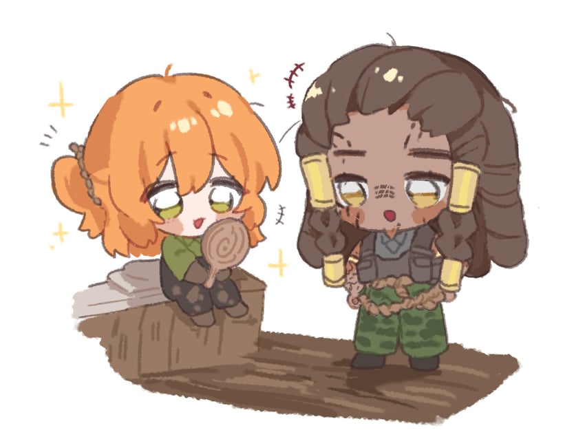 ishmael and queequeg (project moon and 1 more) drawn by yukinatomi