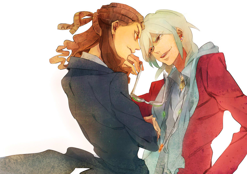 kidou yuuto and gouenji shuuya (inazuma eleven go and 1 more) drawn by hiroaki_(angie)