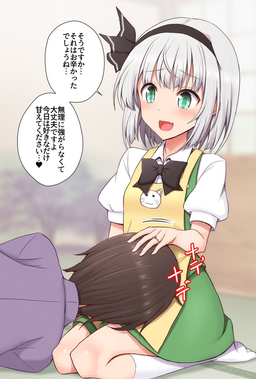 konpaku youmu (touhou) drawn by teoi_(good_chaos)