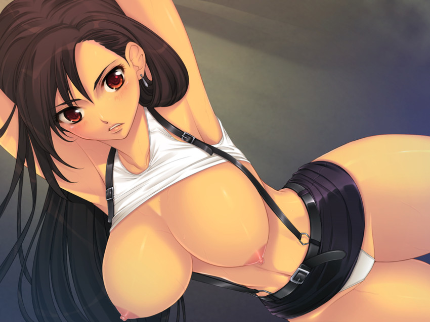 tifa lockhart (final fantasy and 1 more) drawn by yoko_juusuke