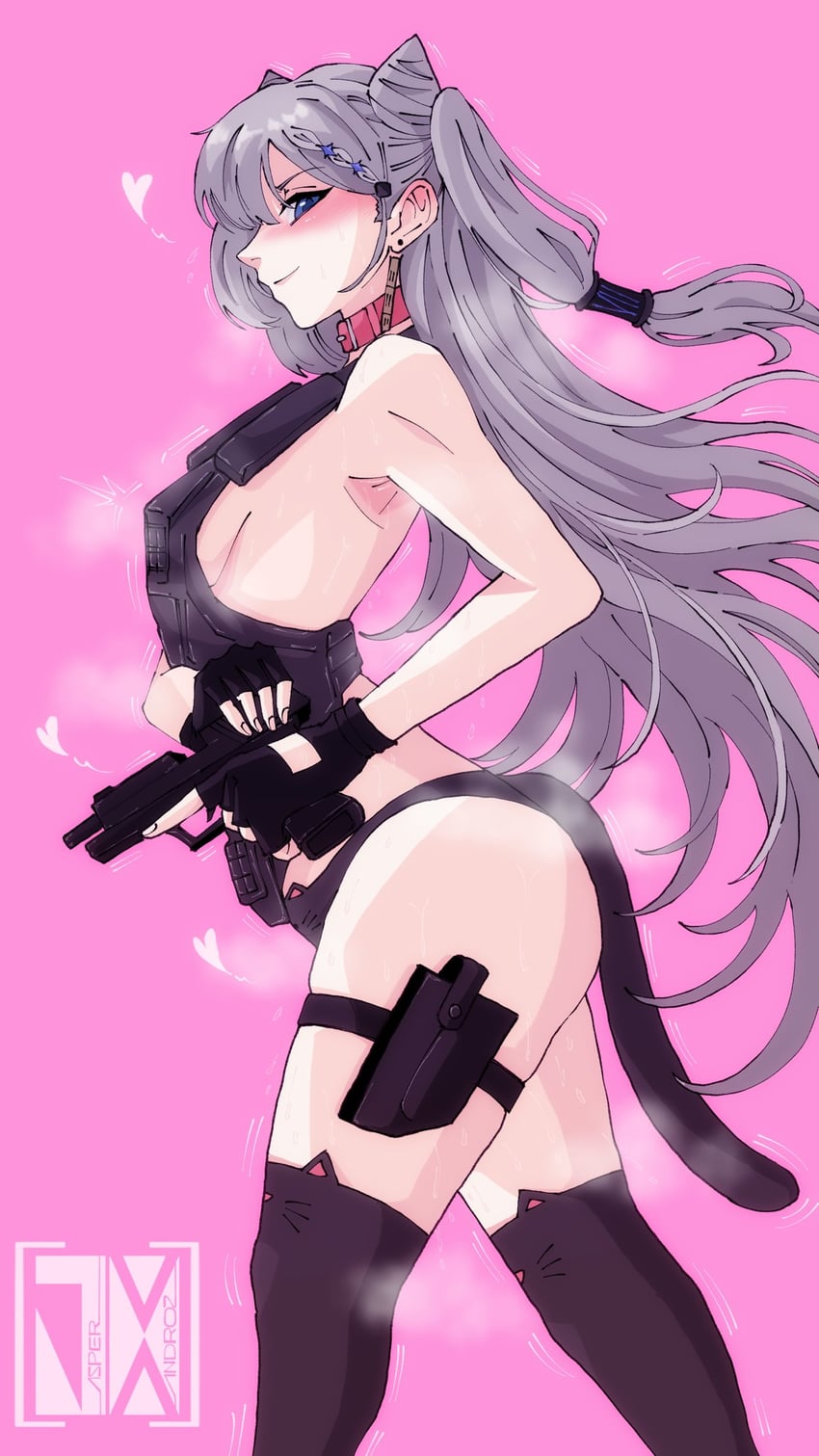 vestia zeta (hololive and 1 more) drawn by jasper_xandros