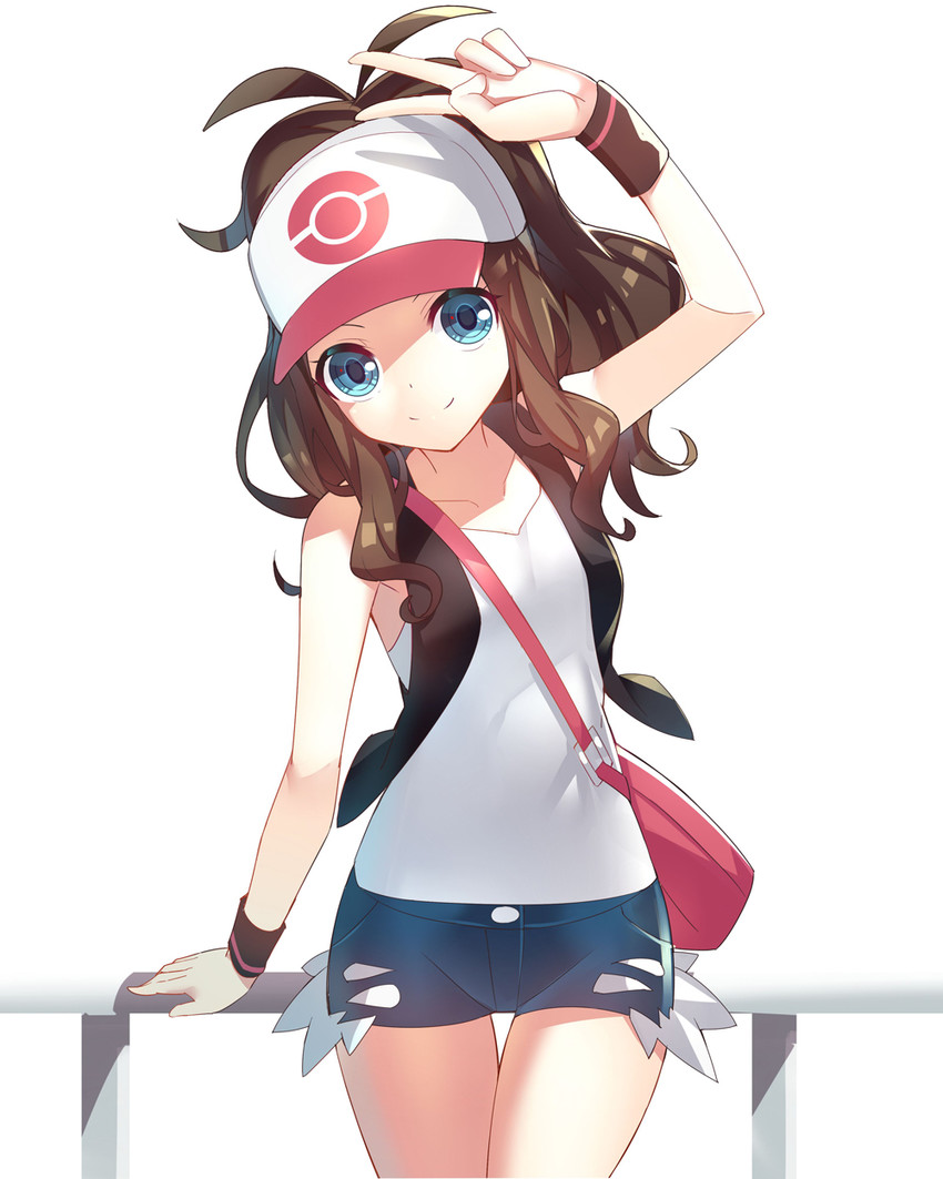 hilda (pokemon and 1 more) drawn by ririko_(zhuoyandesailaer)